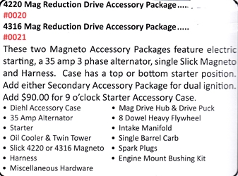 0021 / 4316 Mag Reduction Drive Accessory Package 