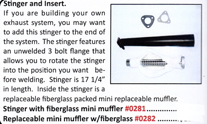 0282 / Replaceable Mini Muffler 