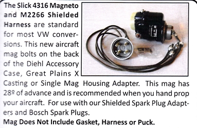 0332 / Slick 4316 Magneto and M2266 Shielded Harness 