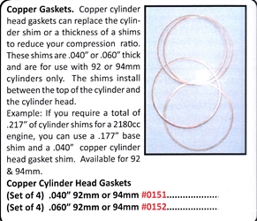 0152 / Copper Gaskets 