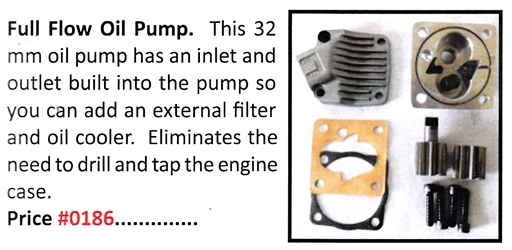 0186 / Full Flow Oil Pump 