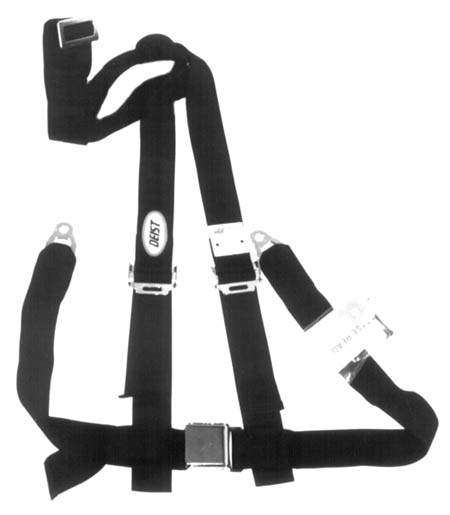 0244 / 2" Seat Belt and "Y" Style Shoulder Harness 